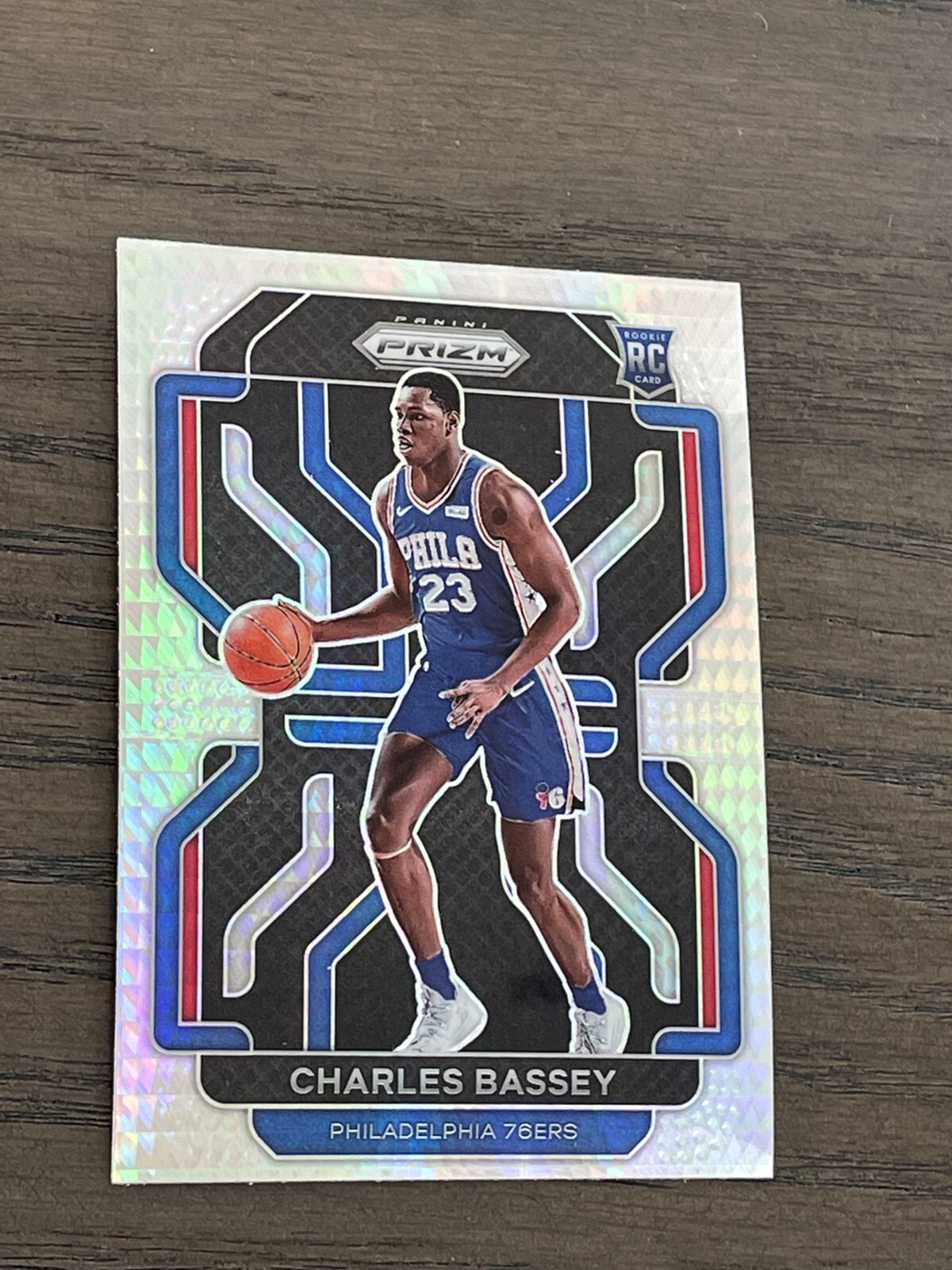 2021-22 Panini Prizm Hyper Prizm Charles Bassey RC #304 Philadelphia 76ers