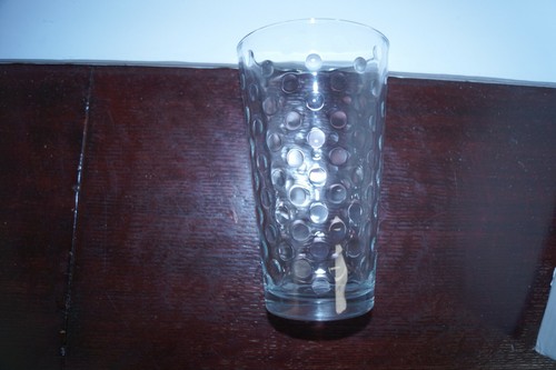 VINTAGE LIBBY CLEAR BUBBLE GLASSES TUMBLERS 16 OZ SET OF 6 - Bild 8 von 8