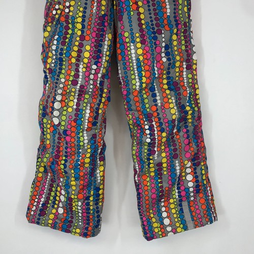 HANNA ANDERSSON - GIRLS 140 - MULTICOLOR 100% POLYESTER SNOW PANTS - Picture 3 of 7
