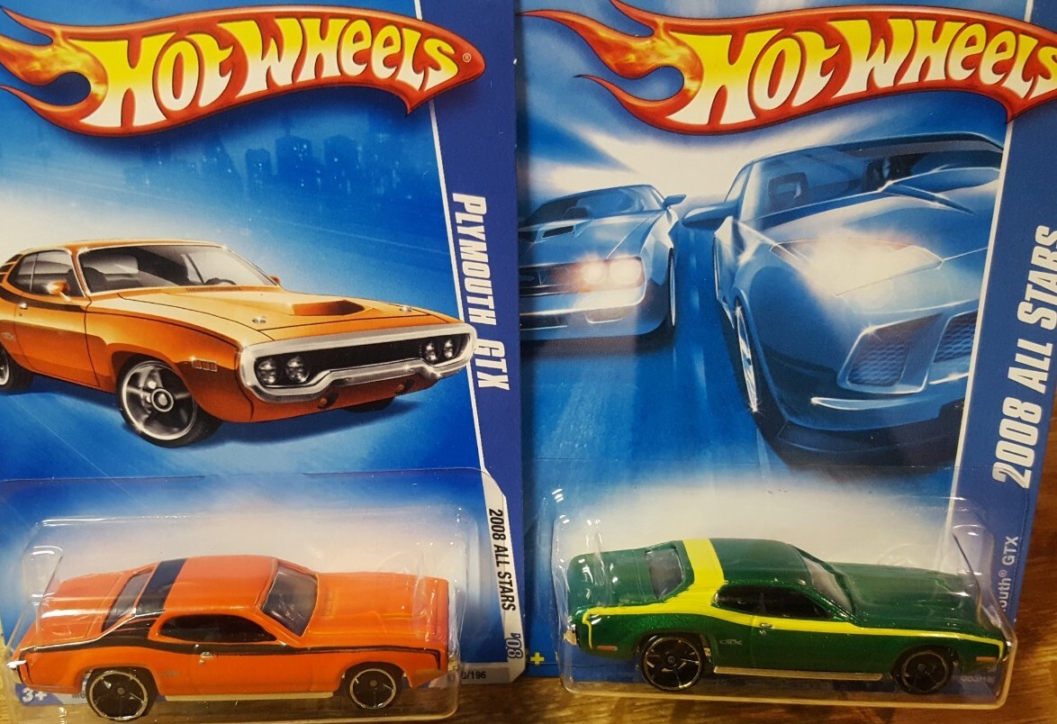 Hot Wheels '71 Plymouth GTX 1:64 Scale New Lot of 2 | eBay