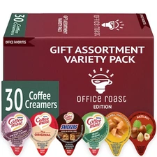 30 Coffee Creamer Singles Pack 6 Flavored Variety Bundle Coffee Mate