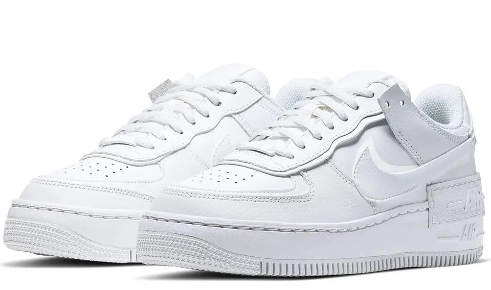 nike white air force 1 shadow sneakers
