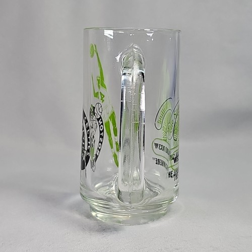 Vintage 1960s-70s Boston Celtics Basketball #4 Barware Glass Mug WBZ Radio 103 - Picture 5 of 8