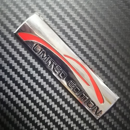 Insignia Coche Edición Limitada Metal 9cm Lado Maletero Trasero Moto Emblema Pegatina - Imagen 14 de 38