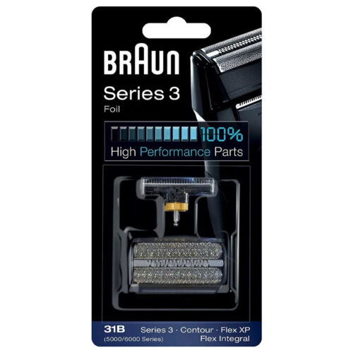 GenuineBraun 31B Replacement Foil & Cutter Head Combi Pack 5000 6000 Series - Picture 1 of 24