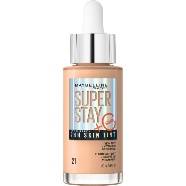3600531672393 Тинт для кожи MAYBELLINE Super Stay на 24 часа, который легко наносится на кожу вокруг глаз.