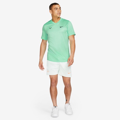 Nike men's Rafa Nadal Challenger Tennis Shirt CI9148-342 - Picture 2 of 7