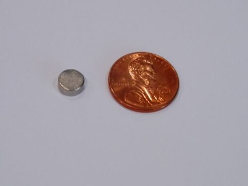 2 PAIA (4) nuovissimi magneti al neodimio grado N50 7 mm x 3 mm dischi rotondi (1/4") - Foto 2 di 2