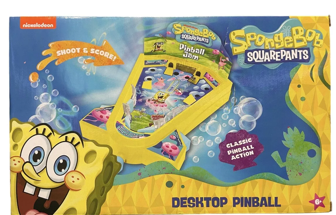 SPONGEBOB SQUAREPANTS NICKELODEON TABLETOP DESKTOP PINBALL GAME