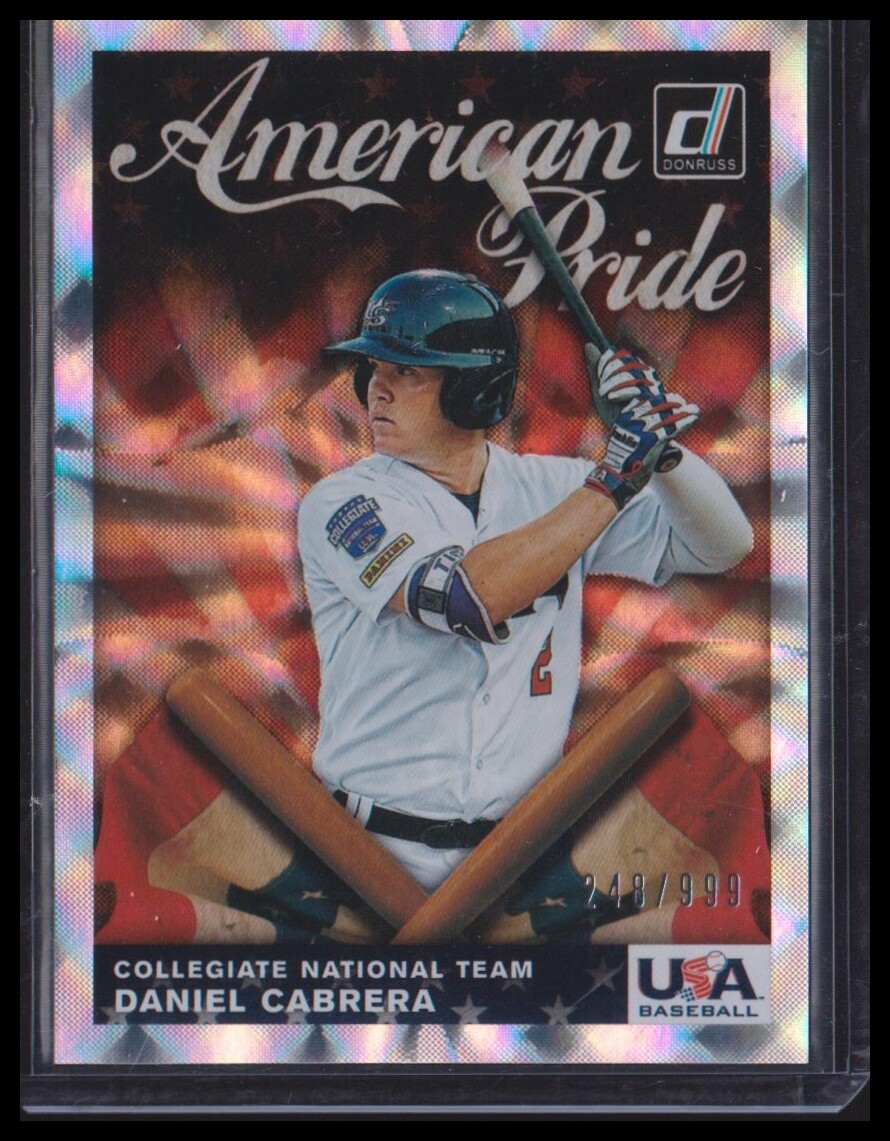 2019 Donruss #AP1 Daniel Cabrera American Pride Diamond