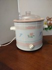 Vintage Rival Crock-Pot Model 3100/2 3.5 Qt Pastel Floral 