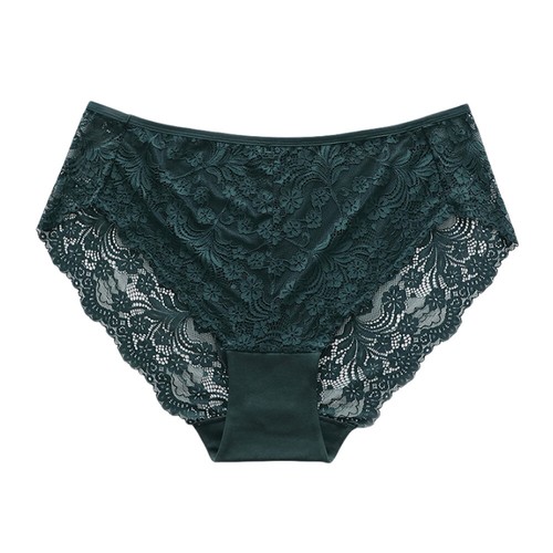 Women Sexy Lace Flower Briefs Plus Size Panties Large Size Breathable Knickers - Picture 9 of 26