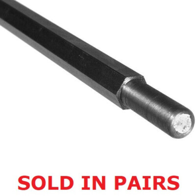 Garage Door Torsion Spring Winding Bars 24  Hex Shaft Pair Commercial Grade