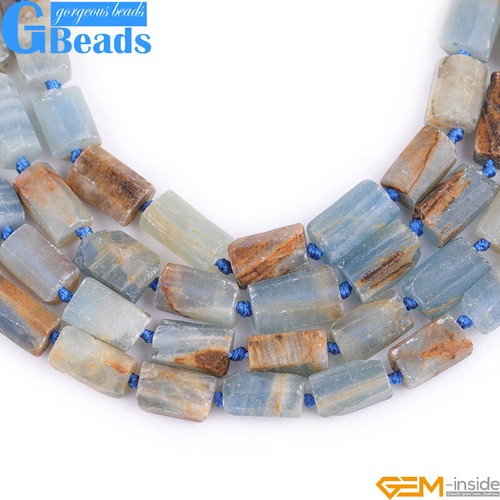 Natural Assorted Gemstone Faceted Tube Column Beads for Jewelry Making 8x12mm - Picture 110 of 192