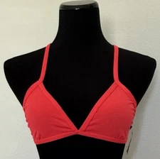 Jolyn Bikini Top Triangle Medium Red (Strawberry) New with tags