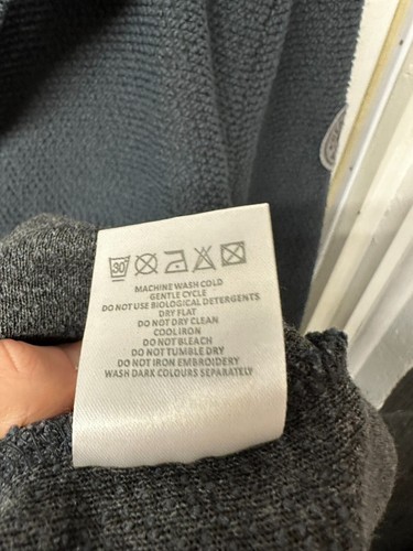 Weird Fish 1/4 Zip Jumper Size XL | Mac Active Pullover Fleece 1/2 Blue Grey - Picture 12 of 16