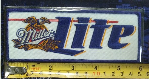 Vintage ~ MILLER LITE RACING ~ Embroidered Collectors Patch NASCAR Rusty Wallace - Picture 4 of 9