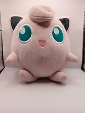 Pokemon 2022 Jigglypuff Plush Stuffed Toy Big Eyes Pink Figure Nintendo 7 Inch