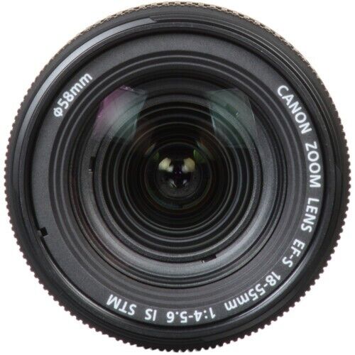 (Open Box) Canon EF-S 18-55mm f/4-5.6 IS Bildstabilisator STM Zoom Kit Objektiv - Bild 2 von 2