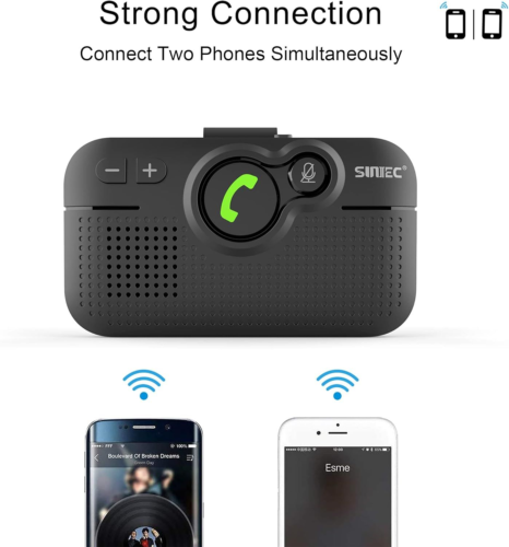Bluetooth Car Speaker for Cell Phone, Handsfree Kit Motion... - Picture 4 of 15