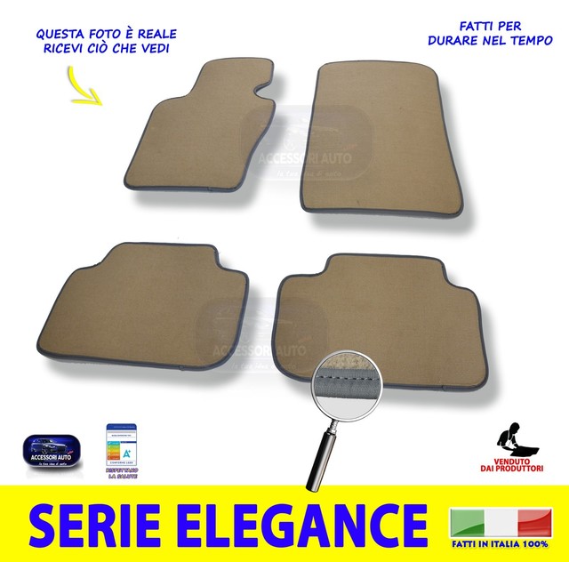 TAPPETINI BMW X3 2004/>2010 Tappeti auto su misura antiscivolo E83 premium per
