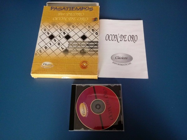 Pasatiempos con Pedro Ocon de Oro PC CD ROM - Juego Español Completo