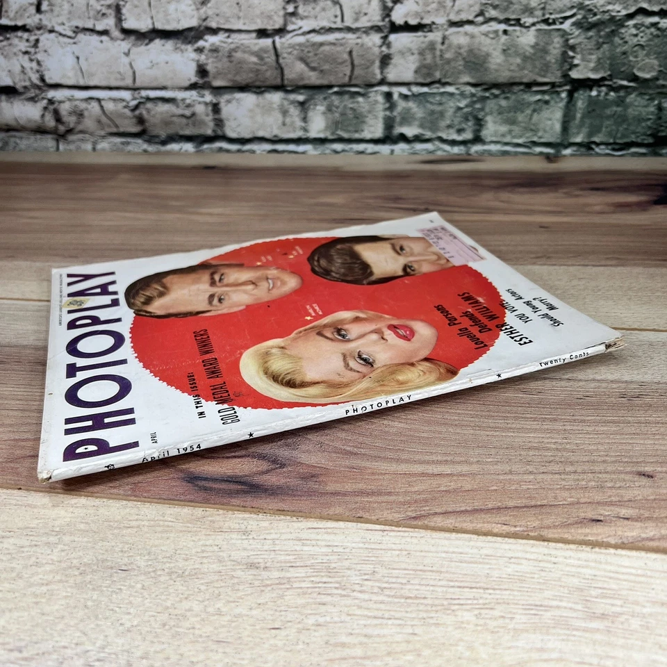 PHOTOPLAY MAGAZINE APRIL 1954 MARILYN MONROE Excellent Condition! - Image 3 of 3