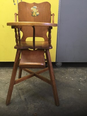 leather high chair baby