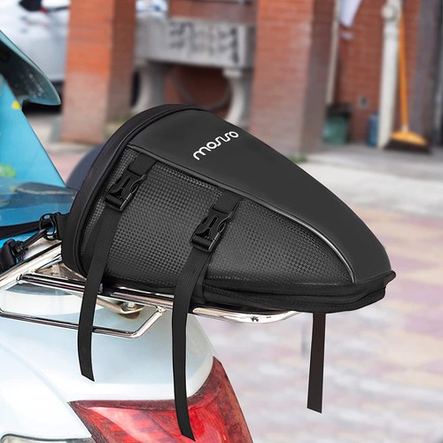 10L Impermeable Bolsa de Cola de Motocicleta Asiento Trasero Tanque Almacenamiento Bolsa de Silla - Imagen 7 de 79