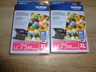 Genuine Brother LC75M High Yield XL Series Magenta Ink Cartridge (includes 2)New