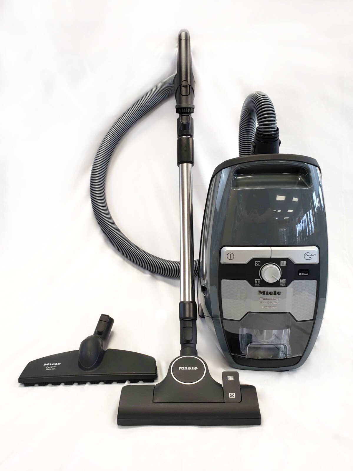 Miele Blizzard CX1 PureSuction Graphite Bagless Canister Vacuum