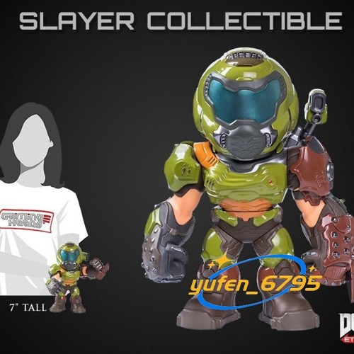 Doom Slayer Doom Eternal Game Giocattolo da Collezione Figura Regalo Bambola Plastica 18cm 1PZ - Foto 4 di 10