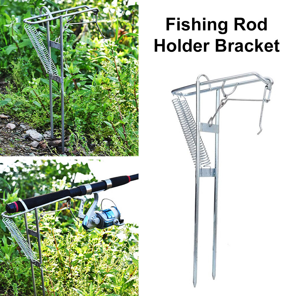 Automatic Fishing Rod Spring Bracket Setter Pole Stand Hook Holder