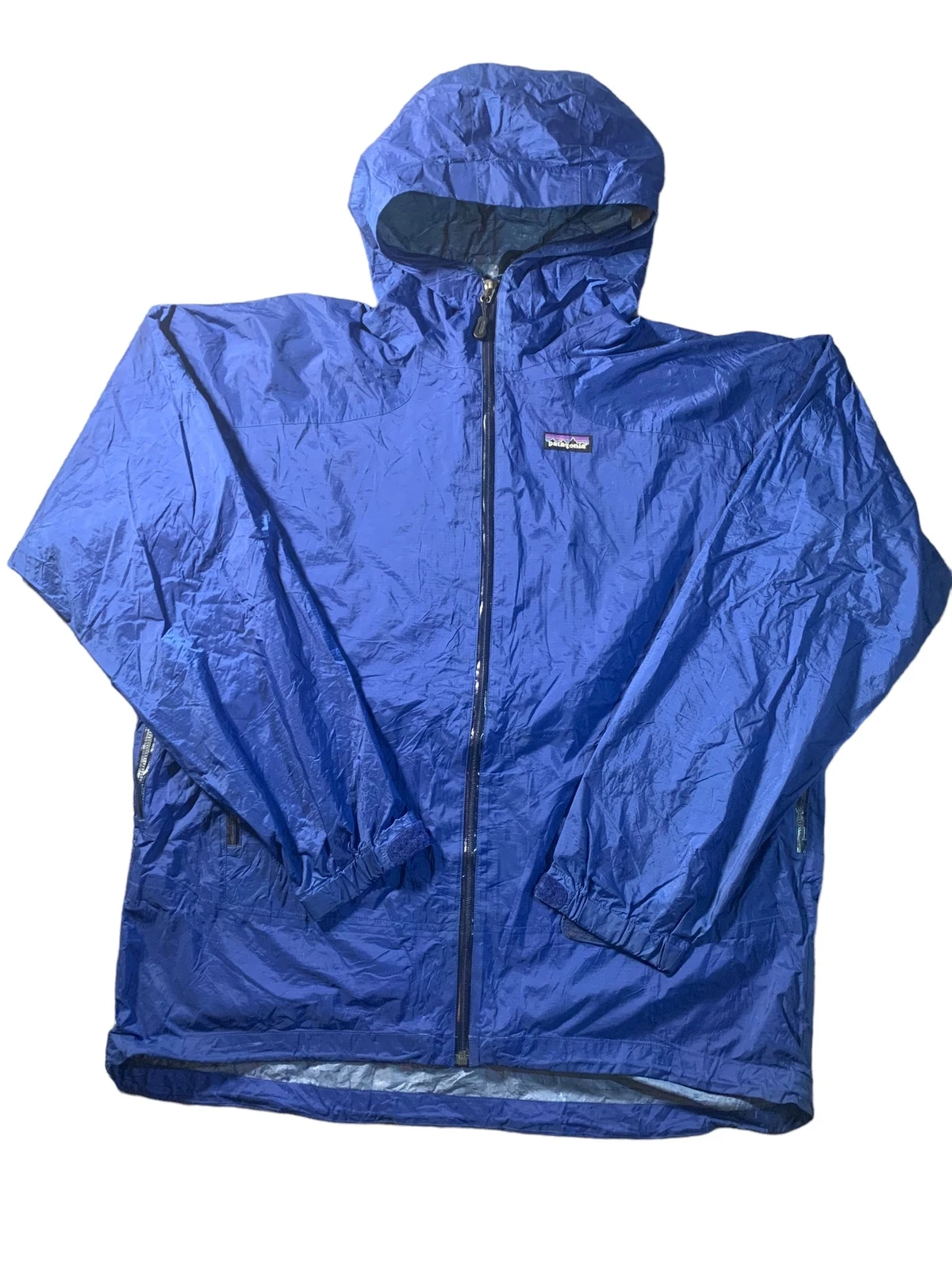 Patagonia blue lightweight windbreaker