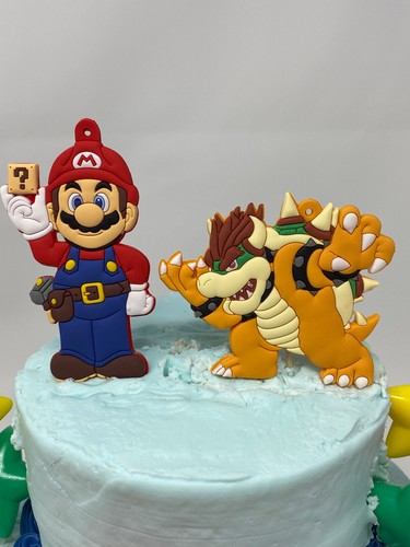 Super Mario Brothers Birthday Cake Topper ~ NEW - Imagen 6 de 8