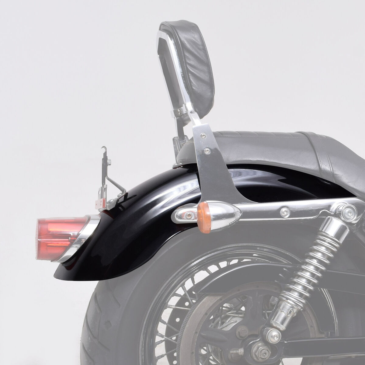 Rear Fender Fit For Harley Sportster XL883 1200 CUSTOM 04-06 Rear Fender Fit For Harley Sportster XL883 1200 CUSTOM 04-06