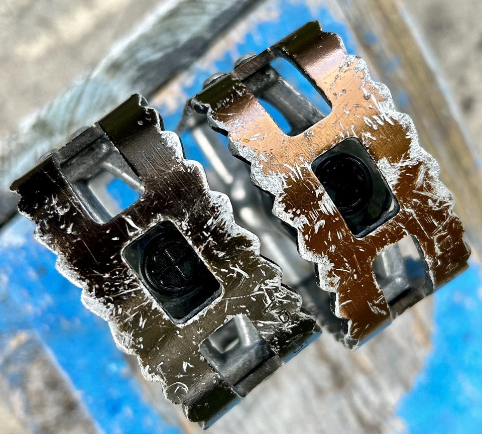 Pedales BMX Victor VP-450 Bronce Bicicleta de Montaña Old School Años 80 Schwinn Foto 4 de 4