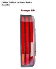 Passenger Right Side Full Led Tail Light 3 Pins For 22-26 Toyota Tundra Passenger Right Side Full Led Tail Light 3 Pins For 22-26 Toyota Tundra