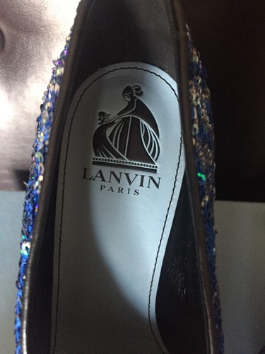 Lanvin Runway Sequin Heels NIB (Size 38) - Picture 8 of 11