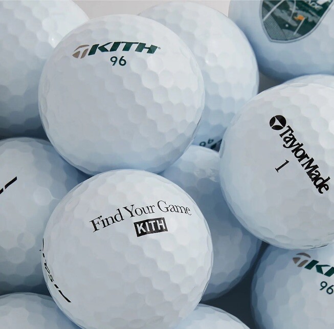 kith x TaylorMade ボール ティー セットTP5 Kith x Taylormade TP5 Golf Balls 2024. Set Of 4 With sleeve
