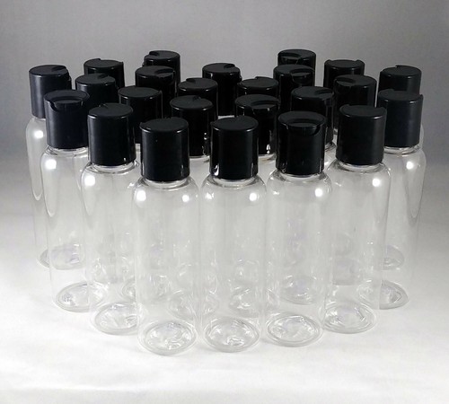 Klare PET 2 Unzen Kunststoff Dosierflasche Cosmo rund, Kugel Imperial, mehrere Größen - Bild 7 von 8