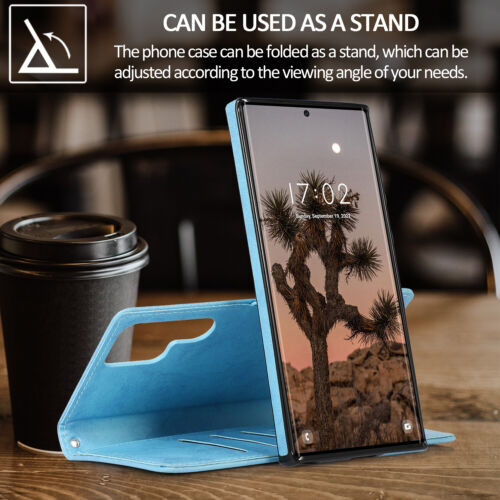 Magnetic Detachable Wallet Slim Phone Case For Samsung Galaxy S23 S22 S21 S20 - Picture 36 of 63