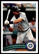 2011 TOPPS #477 FRANKLIN GUTIERREZ SEATTLE MARINERS