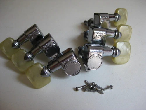 Vintage 60's Gibson Guitar Grover Tuners for Project Repair Upgrade