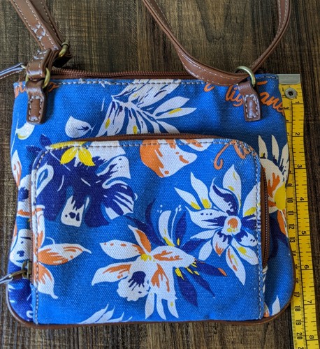 Tignanello crossbody blue/multi color floral - Picture 10 of 10