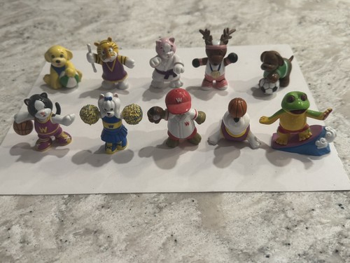 Ganz Webkins Pvc Figure Lot (10) Sports Theme ( Cute Animals ) Bx71