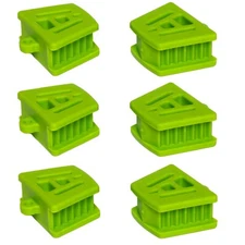 6 Medium Adult Autoclave Silicone Mouth Props Bite Block Dental Autoclave