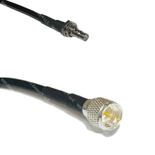 LMR195 QMA Female Bulkhead to MINI UHF MALE RF Cable Rapid-SHIP LOT