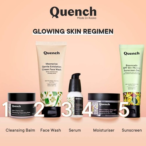 QUENCH Rice Water Gentle Exfoliation Cream Face Wash | Korean Face Wash for Glow - Picture 6 of 7