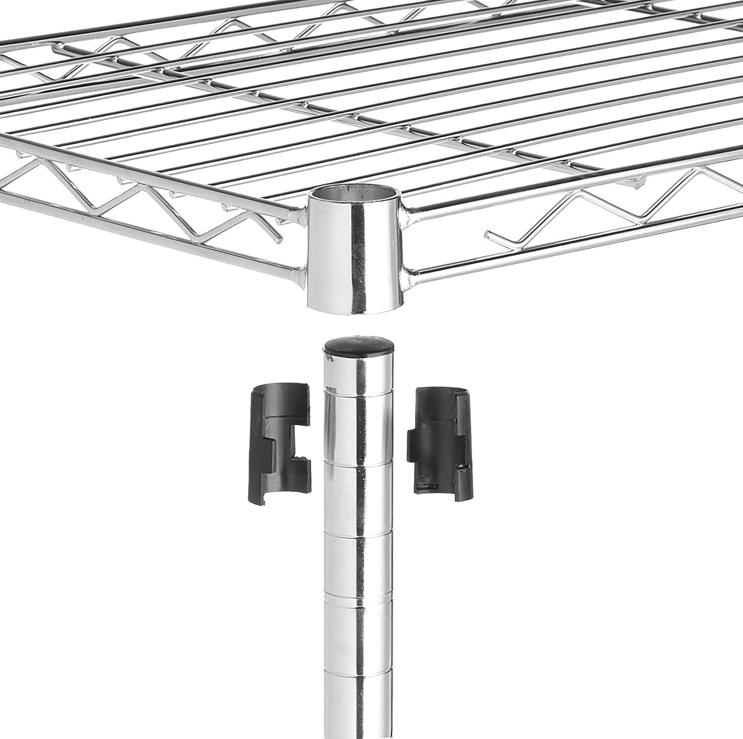 Details zu 5 Tier Metal Storage Rack Shelving Bookcase Kitchen Storage Shelf Office Unit Günstige hohe Qualität
